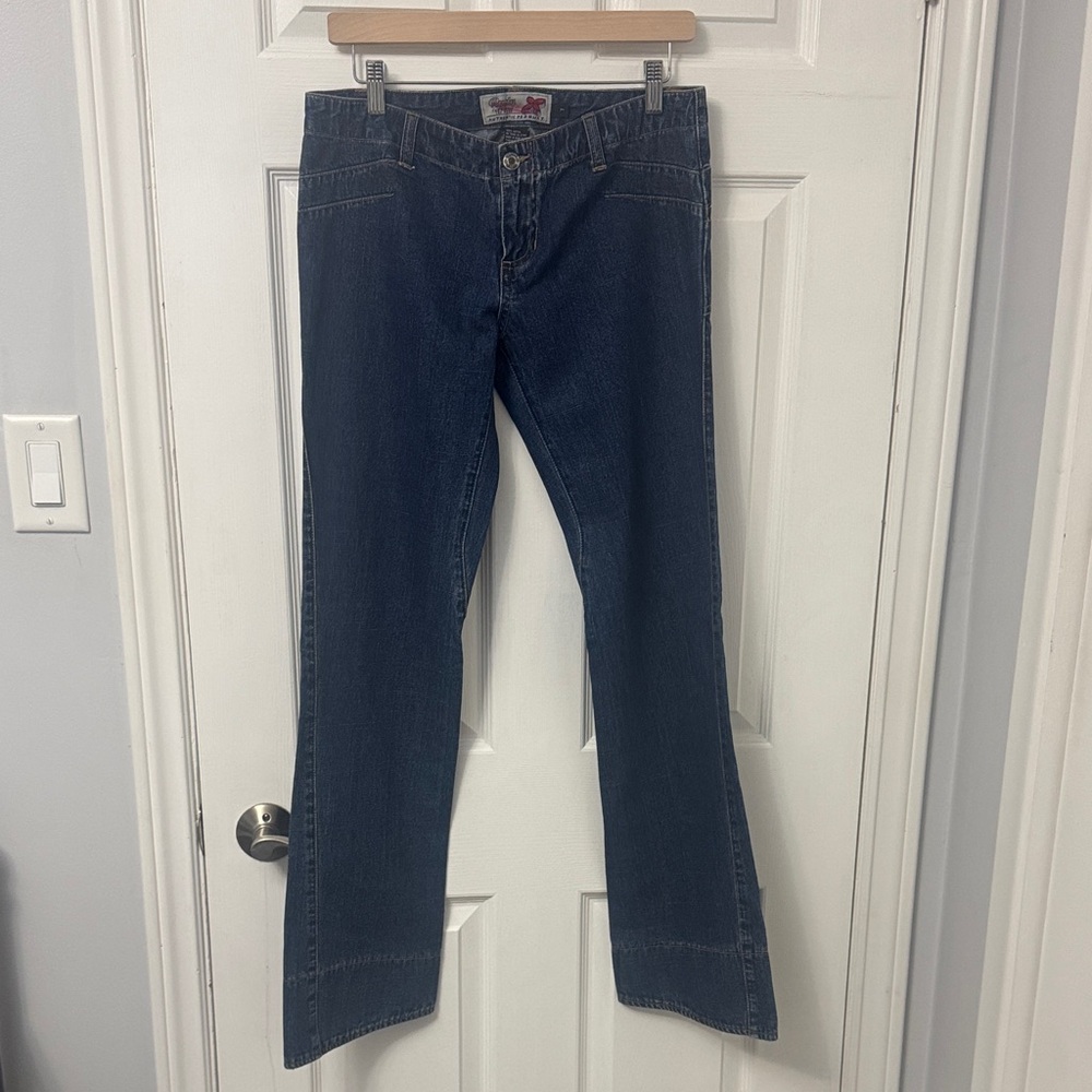 12. Rusty Dark Blue Women's Boot Cut Jeans